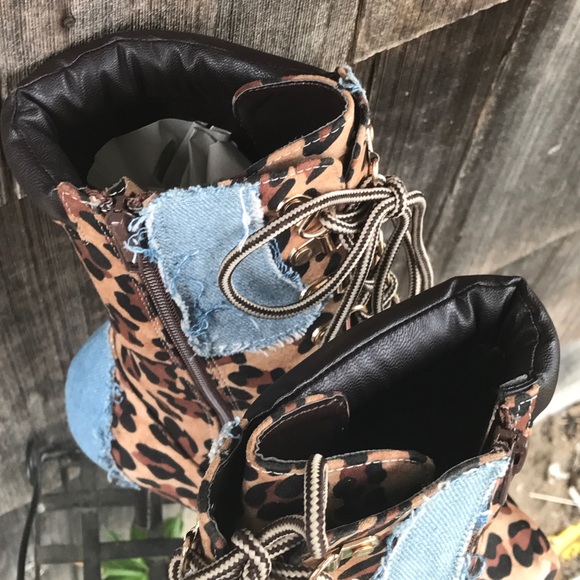 🔥STUNNING STILLETO PATCHWORK BOOTS 🔥! HOT - Picture 7 of 8